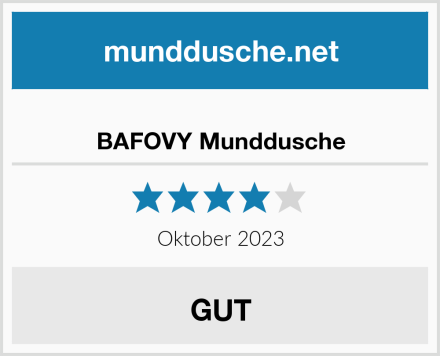  BAFOVY Munddusche Test