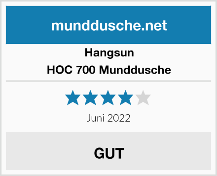 Hangsun HOC 700 Munddusche Test